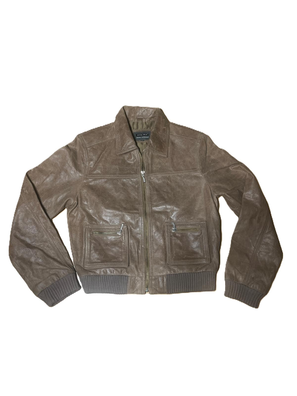 Mocha Brown Leder Jacke